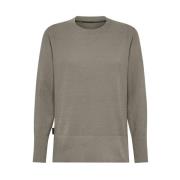 Velvet Vent Round Strik Sweater