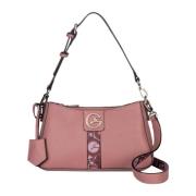 Rosa Hobo Taske med Justerbare Stropper