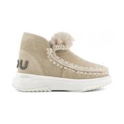 Beige Eskimo Jogger Støvler