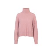 Hyggelig Turtleneck Sweater med Uldblanding