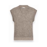 Mohair Blandet Strikvest