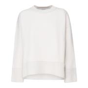 Alabaster Bomuld Rund Hals Sweater