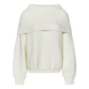 Hvid Sweater Elegant Design