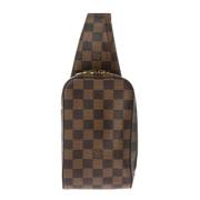 Pre-owned Canvas louis-vuitton-tasker