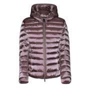 Rosa Puffer Frakke