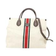 Pre-owned Canvas gucci-tasker