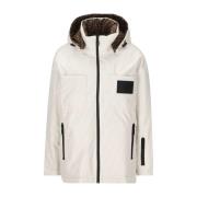 Ski Downjacket med Logo Double Face