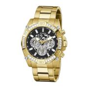 Herreur Armbåndsur Multifunktionsur Skeleton Trophy guld 46 mm GW0390G...