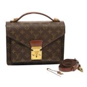 Pre-owned Canvas louis-vuitton-tasker