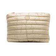 Quiltet Beige Vandafvisende Taske