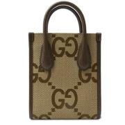 Pre-owned Canvas gucci-tasker