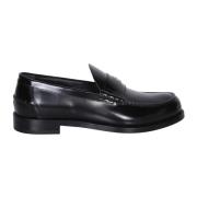 Sorte Loafers Luksus Stil Sko