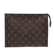 Pre-owned Canvas louis-vuitton-tasker