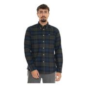 Tartan Button-Down Casual Skjorte