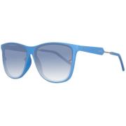 Blå Unisex Solbrille Acetat Metal