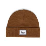 Brun Bomuld Beanie Hat