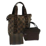 Pre-owned Canvas fendi-tasker