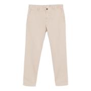 Slim Cut Beige Chino Bukser