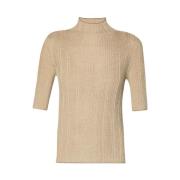 Guld Sweater Elegant Glamour Lurex