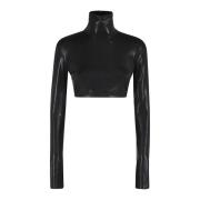 Slim Fit Turtle Neck Long Sleeve Top