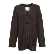 Oversize Cardigan med V-hals