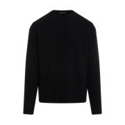 Blå Uld Rundhals Sweater AW24