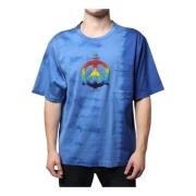 Tie-Dye Peace Sign Crewneck T-shirt