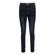 Slim Fit Mørke Denim Jeans