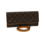 Pre-owned Canvas louis-vuitton-tasker