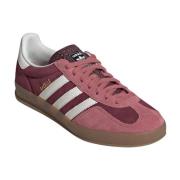 Gazelle Indoor Sneakers i Bordeaux Ruskind