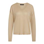 Anemonesbbmarlia Strik Sweater Guld