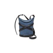 Curve Hobo Taske - Denim/Sort - Bomuld