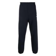 Blå Broderede Sweatpants Activewear