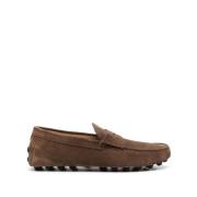 Brun Ruskind Loafers Flade Sko