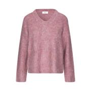 V-Neck Sweater Sparkling Grape