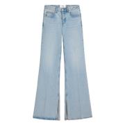 Blå Flared-leg Jeans