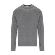 Grå Cashmere Crewneck Jumper