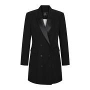 Elegant Sort Tuxedo Stil Kjole