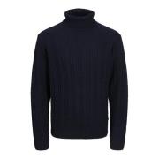 Alpaka Uld Rullekrave Sweater