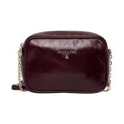 Bordeaux Læder Crossbody Taske