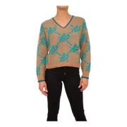 Lukket Sweater Brand Lovers Kamel