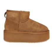 Platform Chestnut Sko