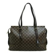 Pre-owned Canvas louis-vuitton-tasker