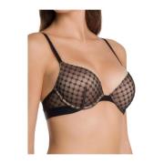 Brun Sheer Logo Push-Up BH