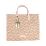 Pastel Pink Shopping Bag med Skulderrem