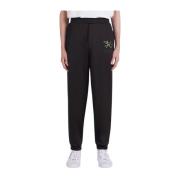 Sorte sweatpants med logo