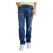 Klassiske fem-lomme straight fit jeans