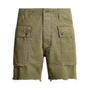 Olive Cargo Shorts