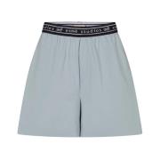 Logo Elastiske Oversized Bomuldsshorts