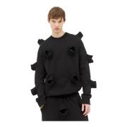 Ribbet Panel Crewneck Sweatshirt